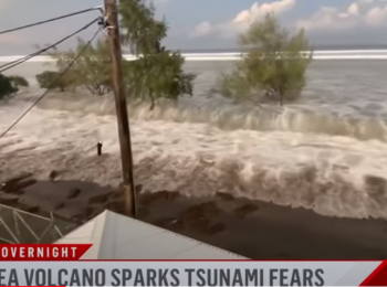 Tsunami Coming Ashore